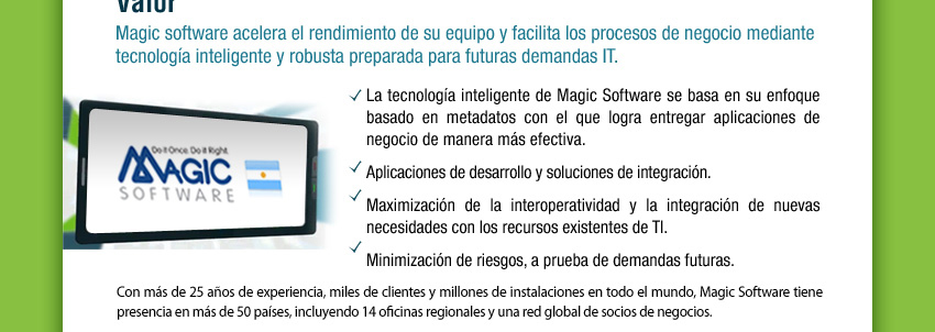 Valor de Magic Software
